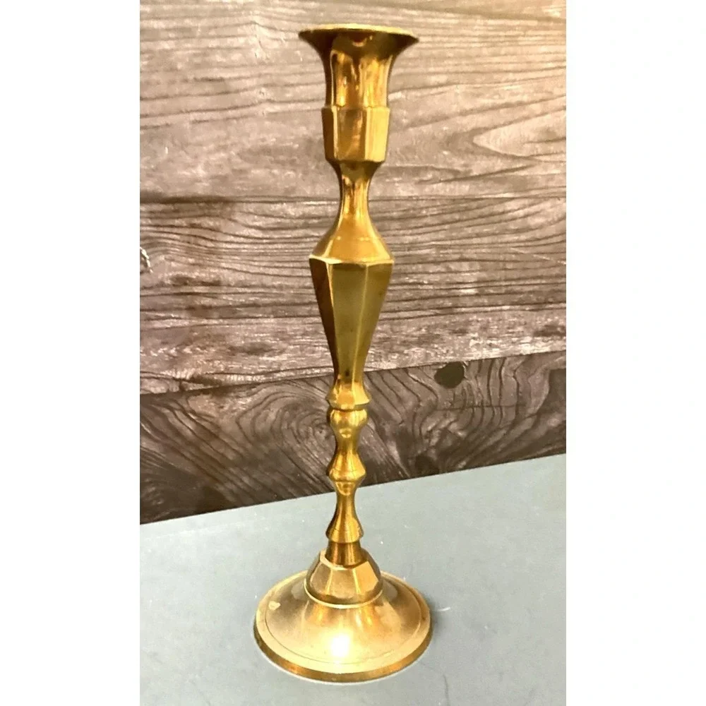 Vintage Brass Candlestick Holder 12